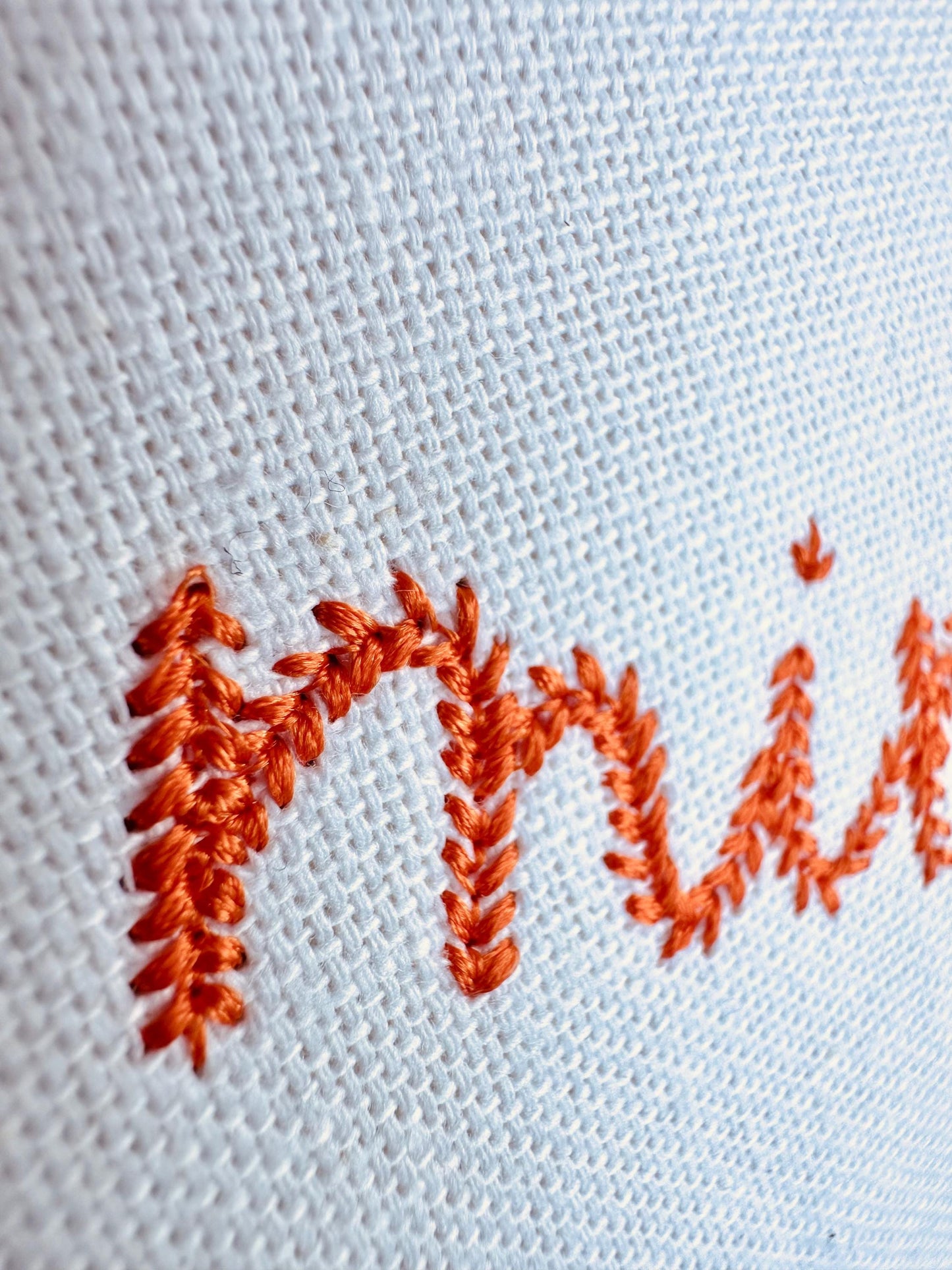 Sports Baseball Stitch Mini Font