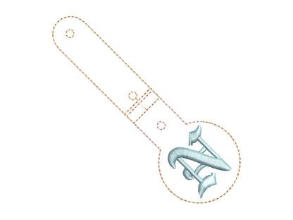 Old English Monogram Airtag Cover