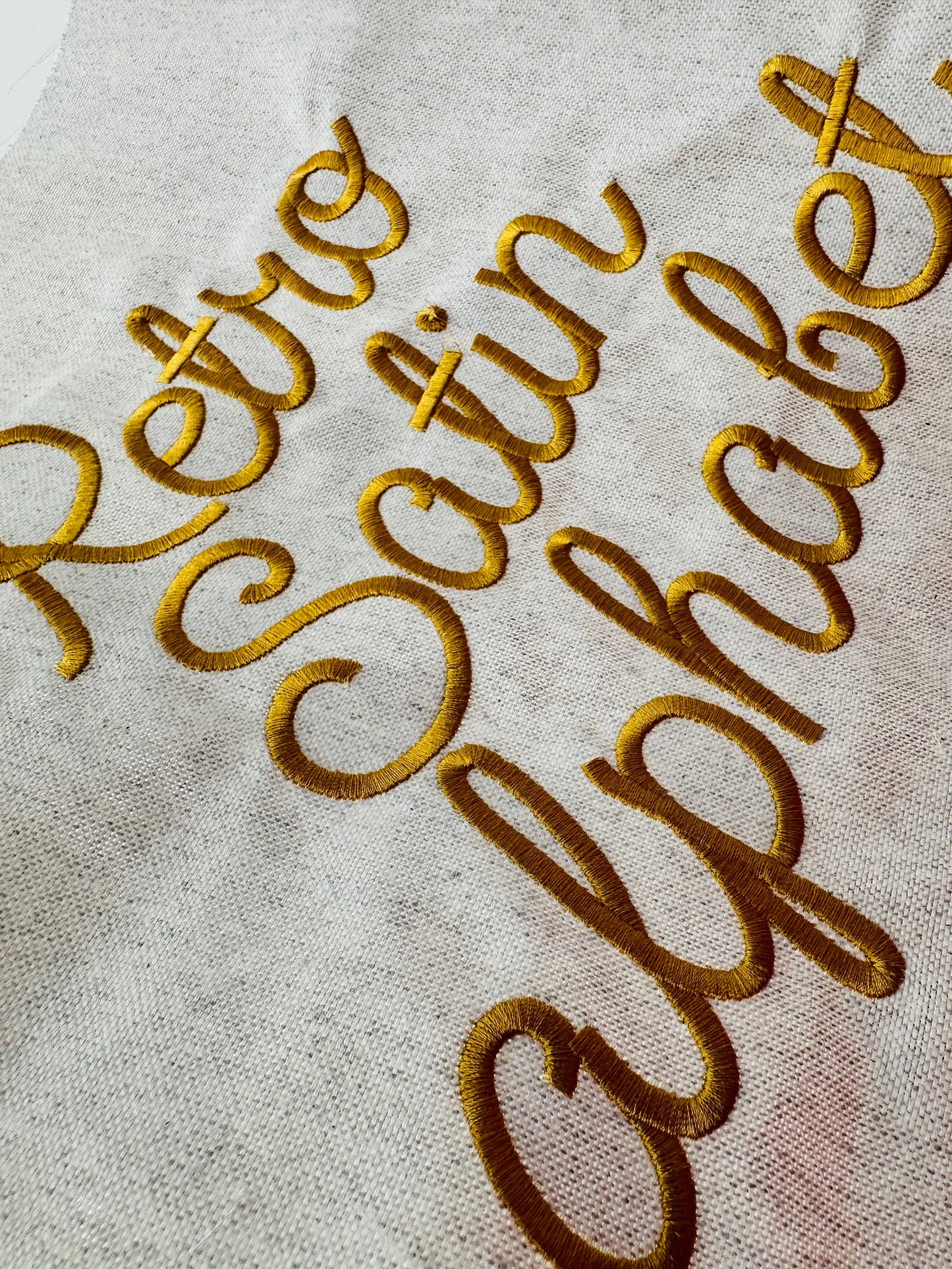 Baby Satin Stitch Handwritten Font