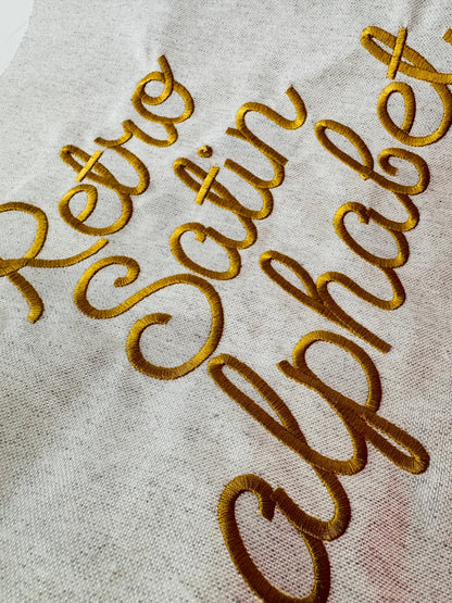 Baby Satin Stitch Handwritten Font