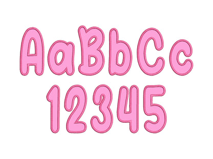 Big Baby Font Applique