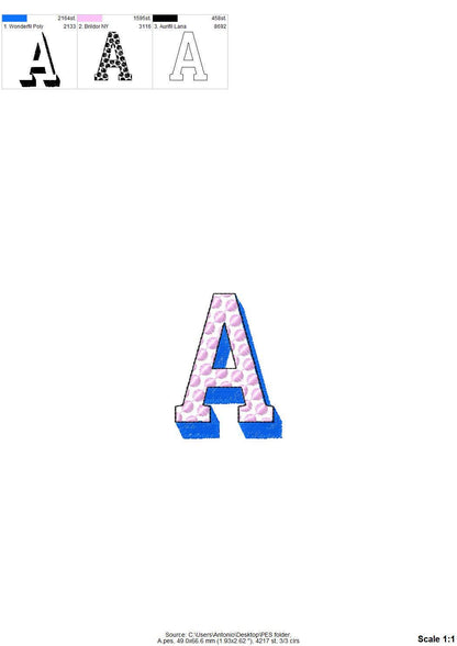 Polka Dot Shadow Font