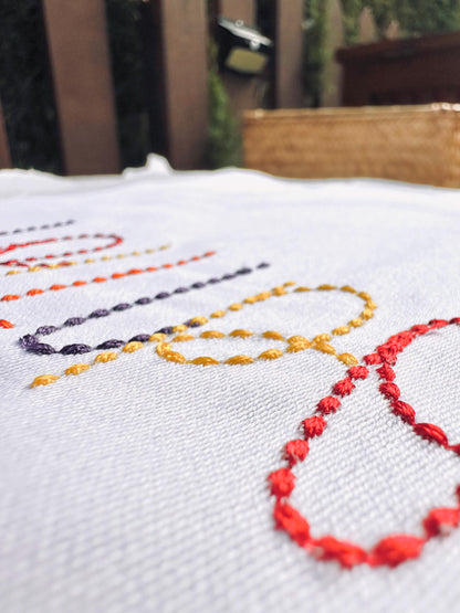 Bean Stitch Thin Line Lollipop Font