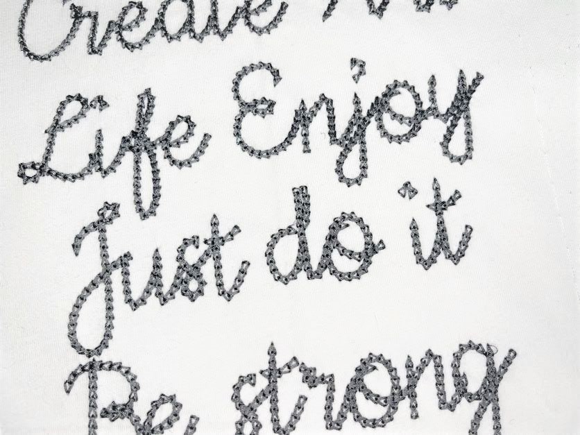 Mini Chain Stitch Handwritten Script Font