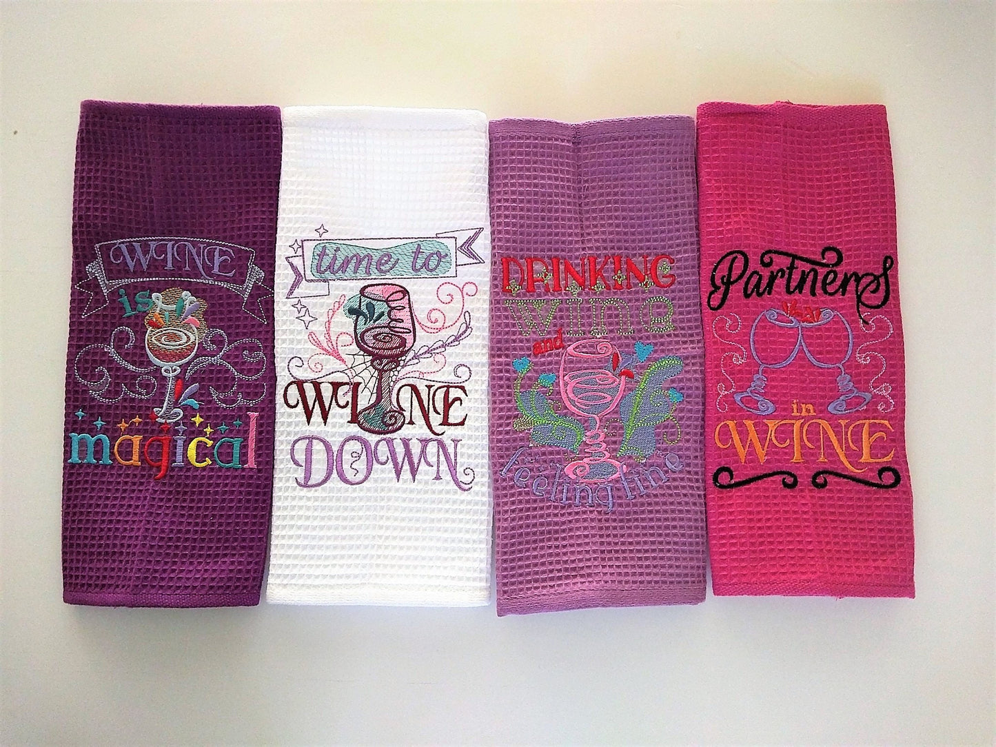 Kitchen Wine Quote Set of 4