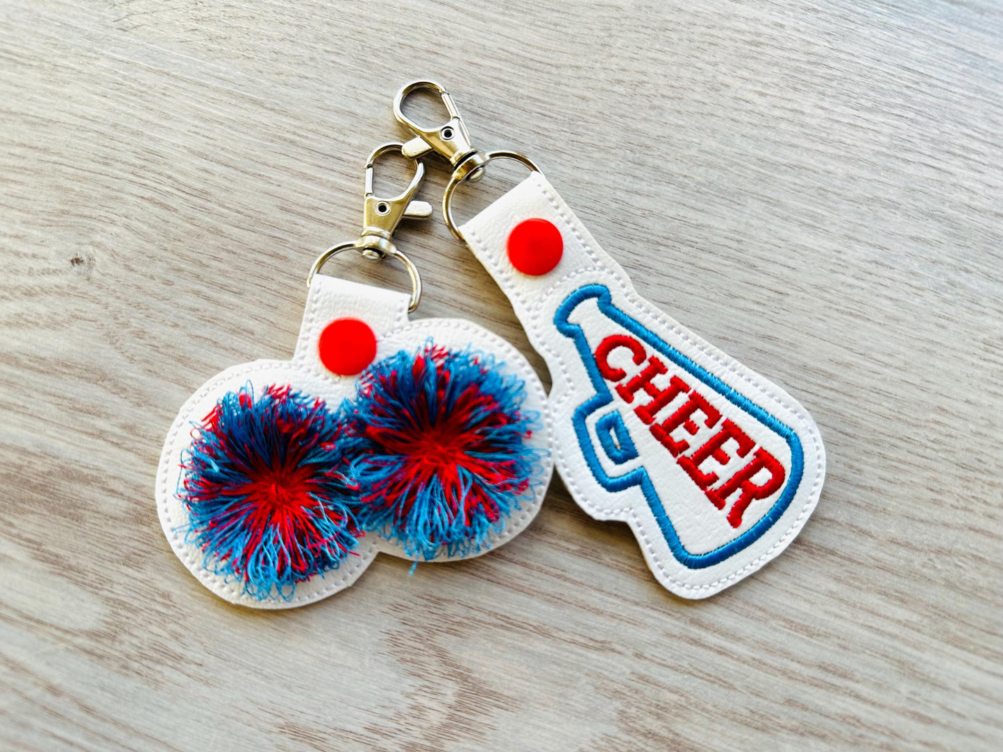 Cheerleader Sports Keychain Set