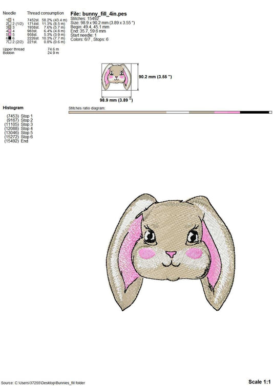 Easter Bunny Face