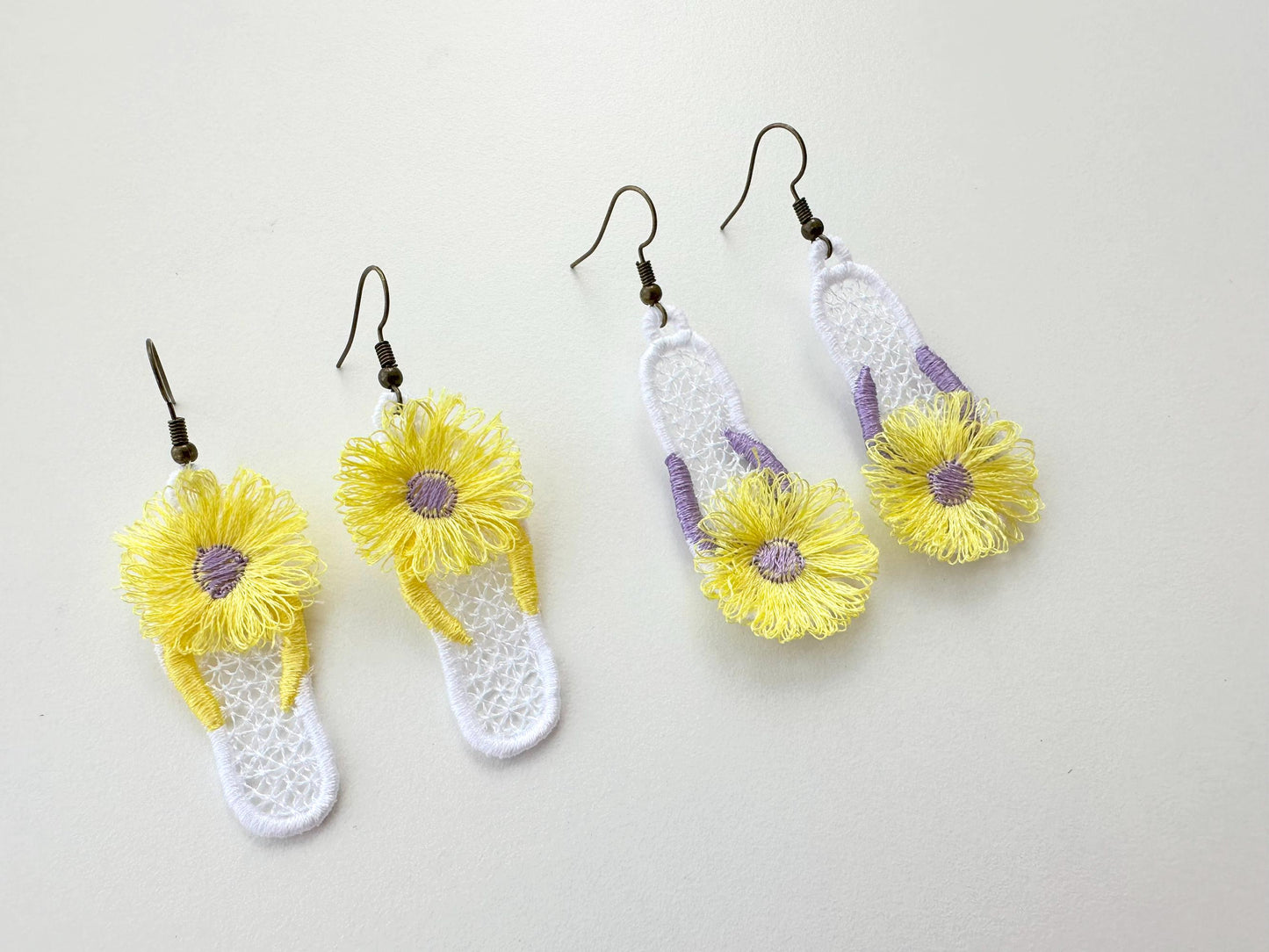 Summer Beach Flip Flops Earrings FSL