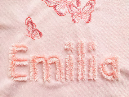 Cute Fringed Font Emilia