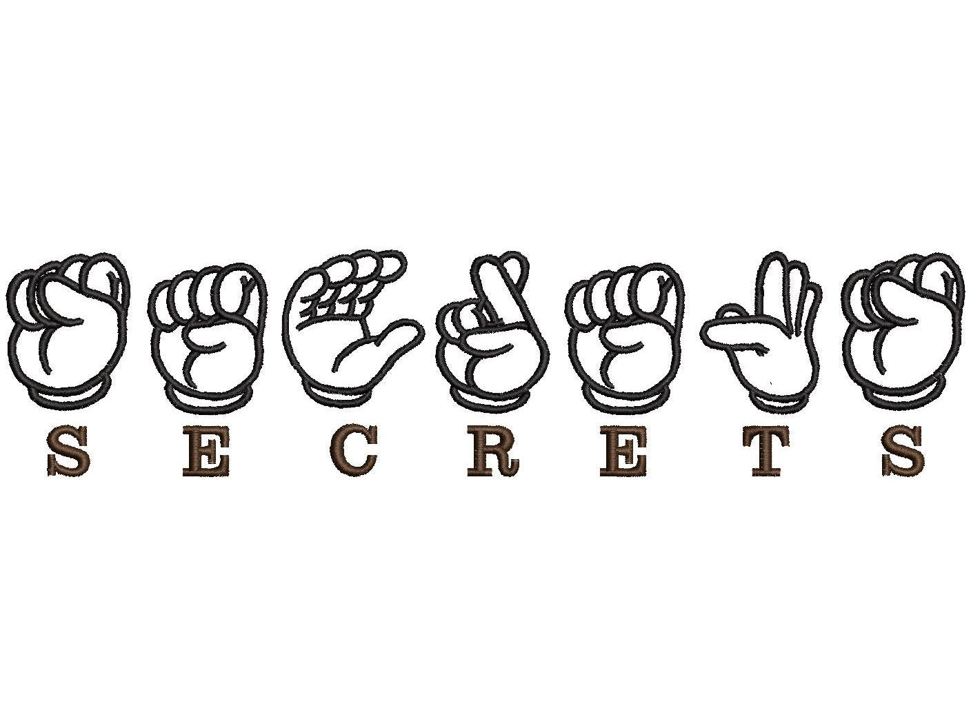 Hand Sign Language Font