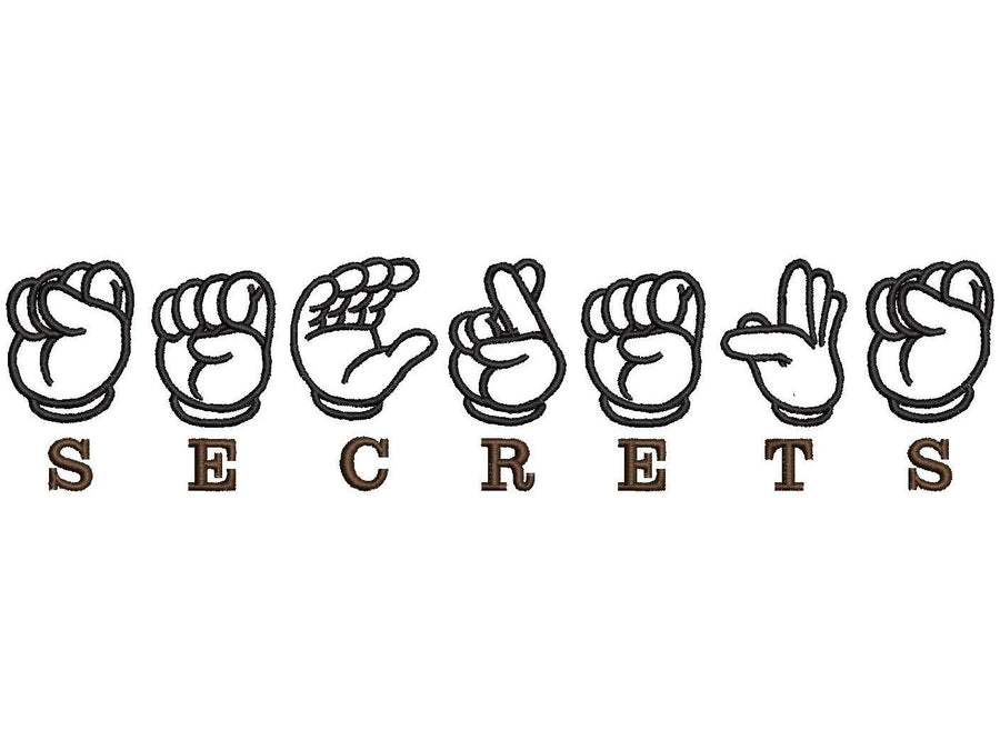 Hand Sign Language Font