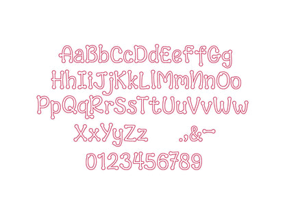 Dot To Dot Kids Font Applique