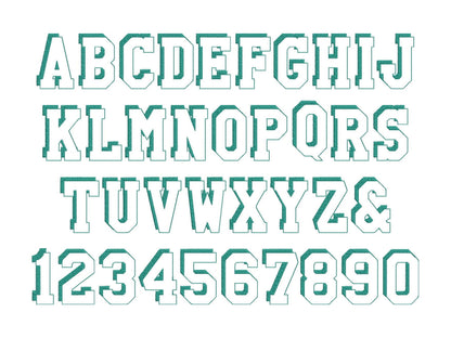 Sport Block Shadow Light Font