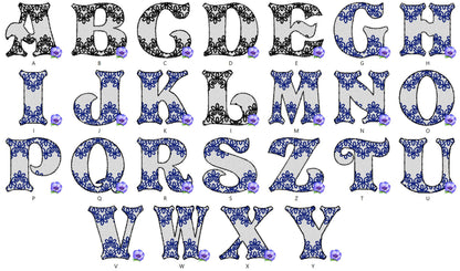 Mr and Mrs Lace Monogram