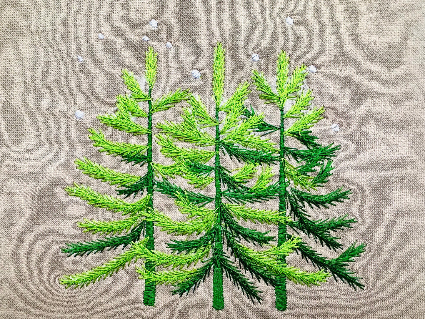 Winter Woodland Christmas Tree Trio