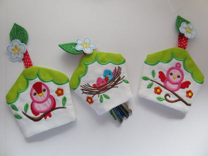 Birds Family Nest Set Key Case