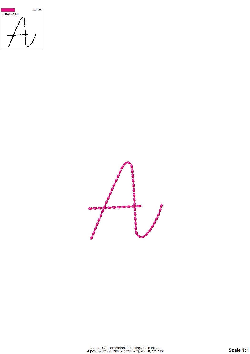 Hand Stitch Effect Handwritten Font Cookie