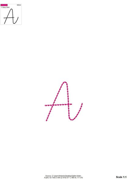 Hand Stitch Effect Handwritten Font Cookie