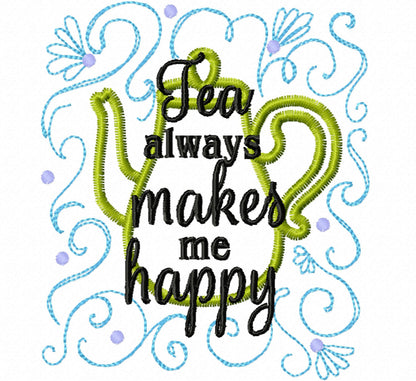 Kitchen Wine Coffee Tea Quote Set