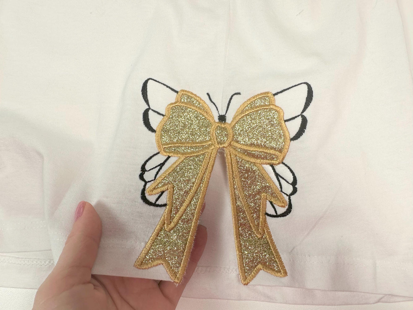 Butterfly And Bow Applique