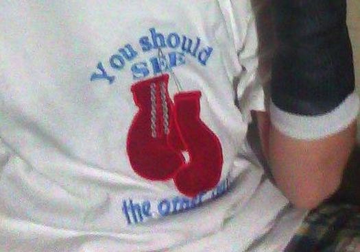 Sport Boxing Gloves Applique