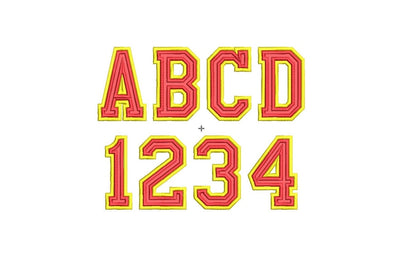 Double High Thin Athletic Sport Font