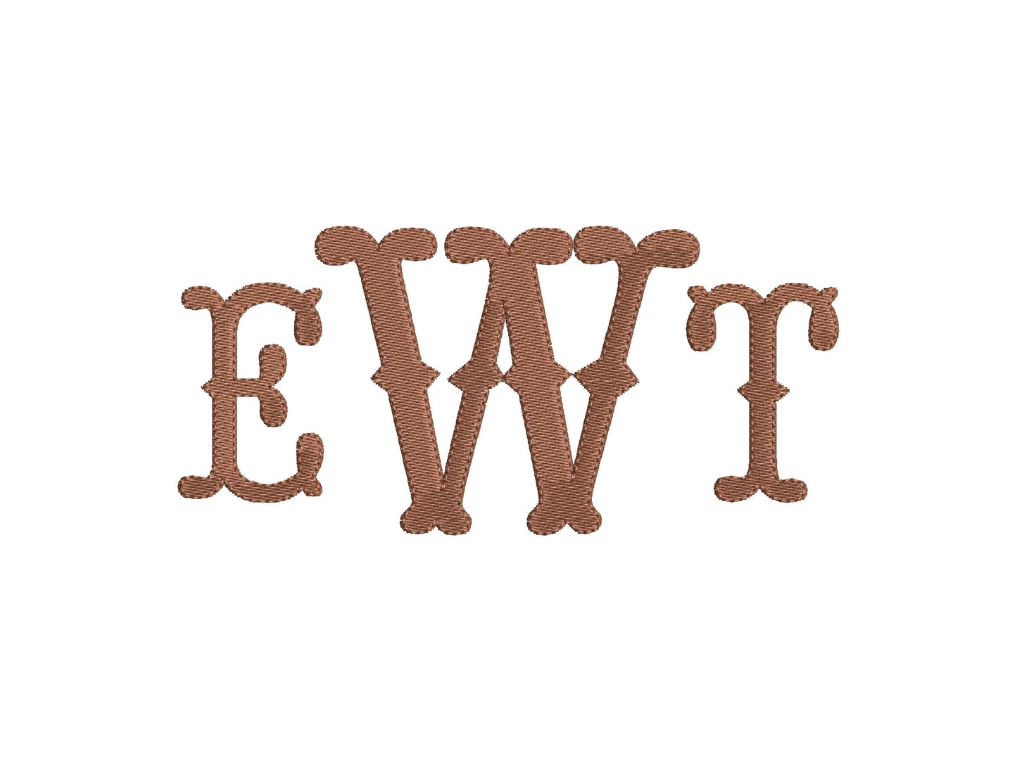 Fishtail Monogram Font