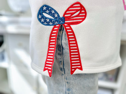 American Patriotic Side Bow