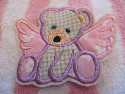 Angel Teddy Bear Applique