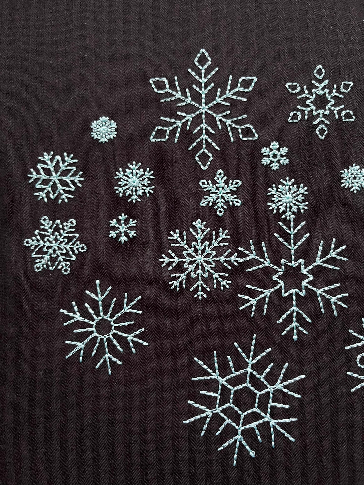 Micro Mini Single Snowflake Set of 16