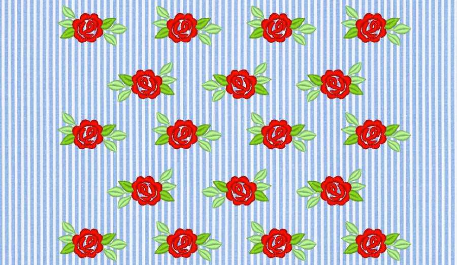 Classic Mini Rose Floral Embellishment