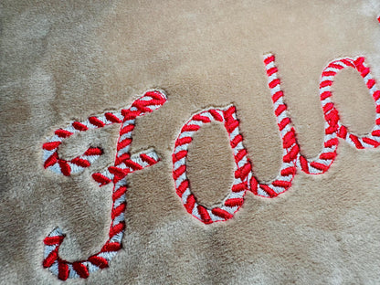 Classy Candy Cane Handwritten Font