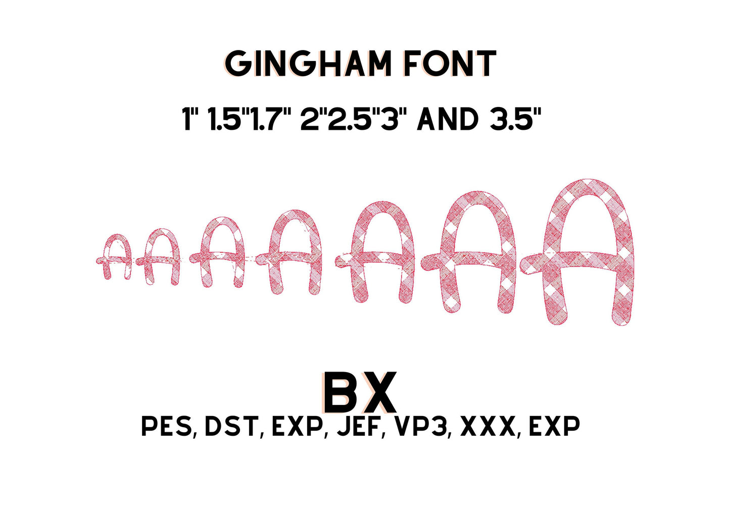 Sweet Gingham Plaid Font