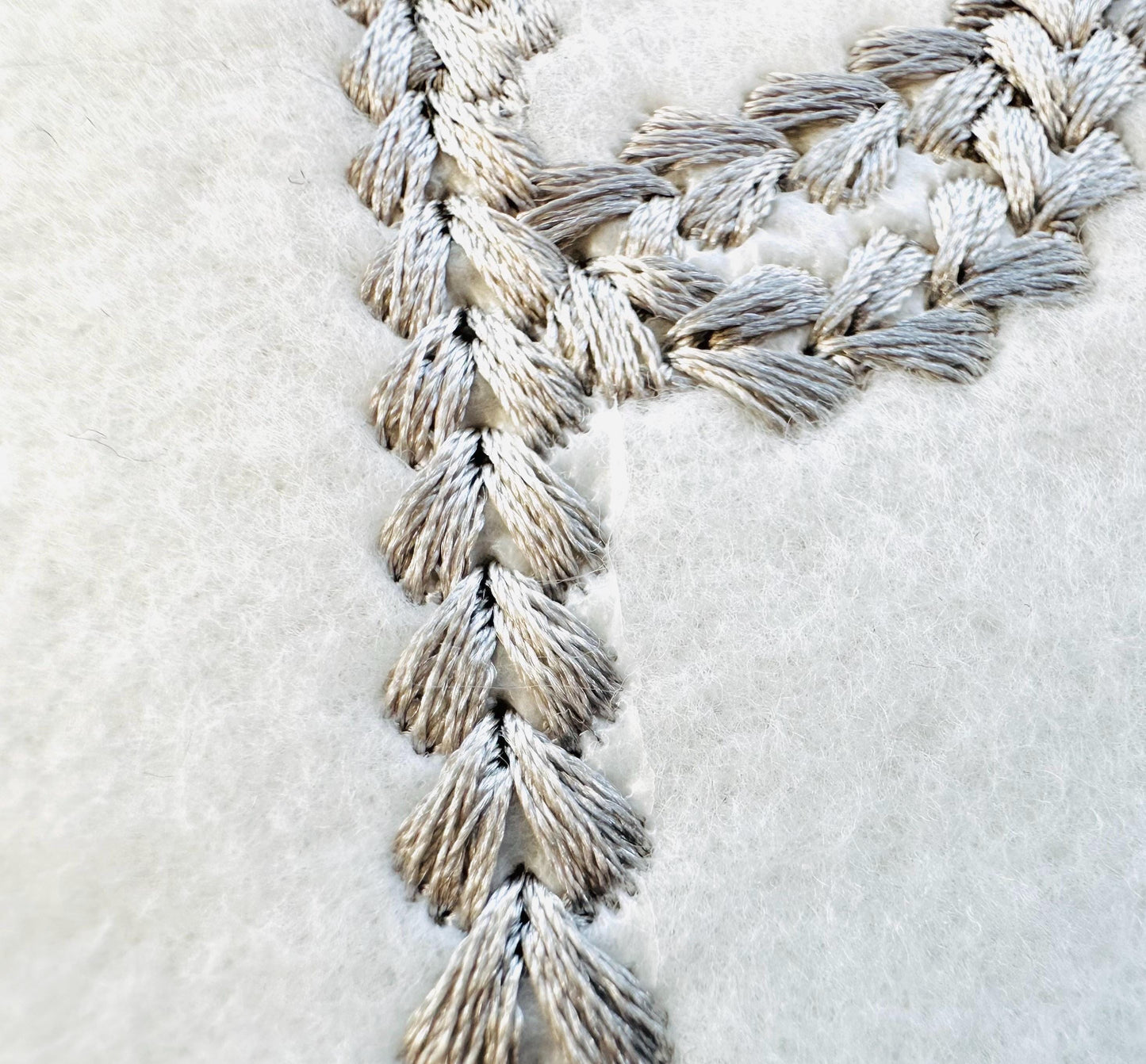Chain Stitch Bow Set of 4