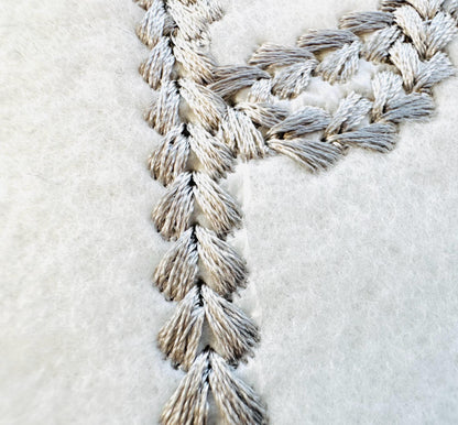 Chain Stitch Bow Set of 4