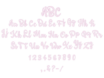 Chevron Zigzag Checkered Polka Dot Font Set