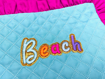 Glitter HTV Vinyl Handwritten Satin Font