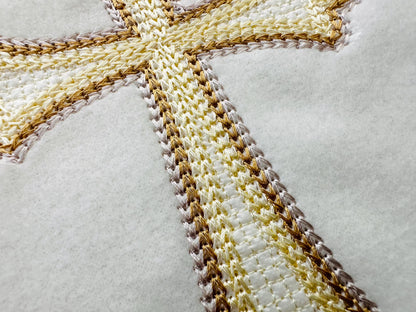 Quick Light Chain Stitch Religious Christian Cross