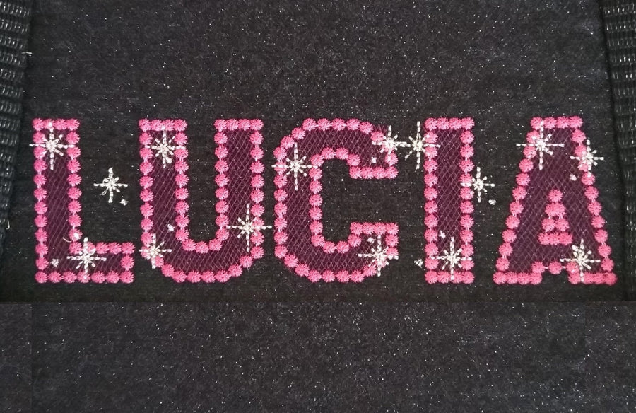 Sparkling Dancer Sport Font Applique