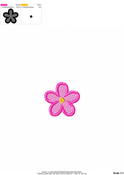 Encanto Mini Delicate Lace Flower Set