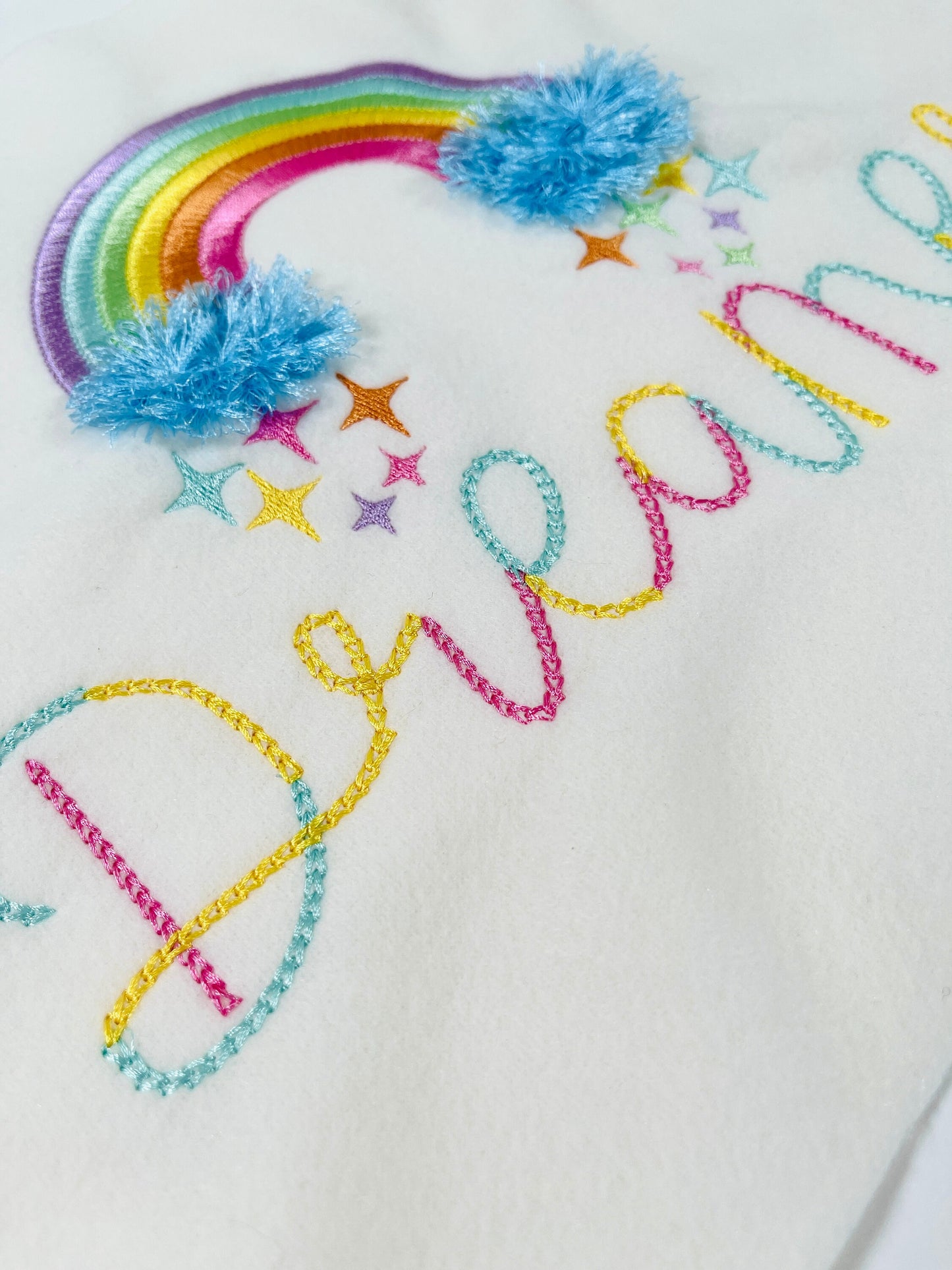 Color Smash Light Stitch Chain Font – Sizes 1.3" 1.6" 2" 2.5" 3" 4" BX Digital Font File | Artapli