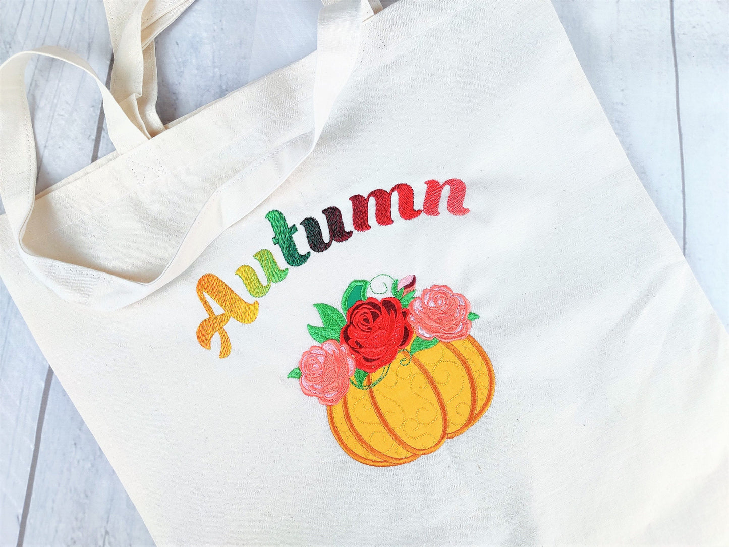 Fall Pumpkin with Shabby Chick Rose Crown