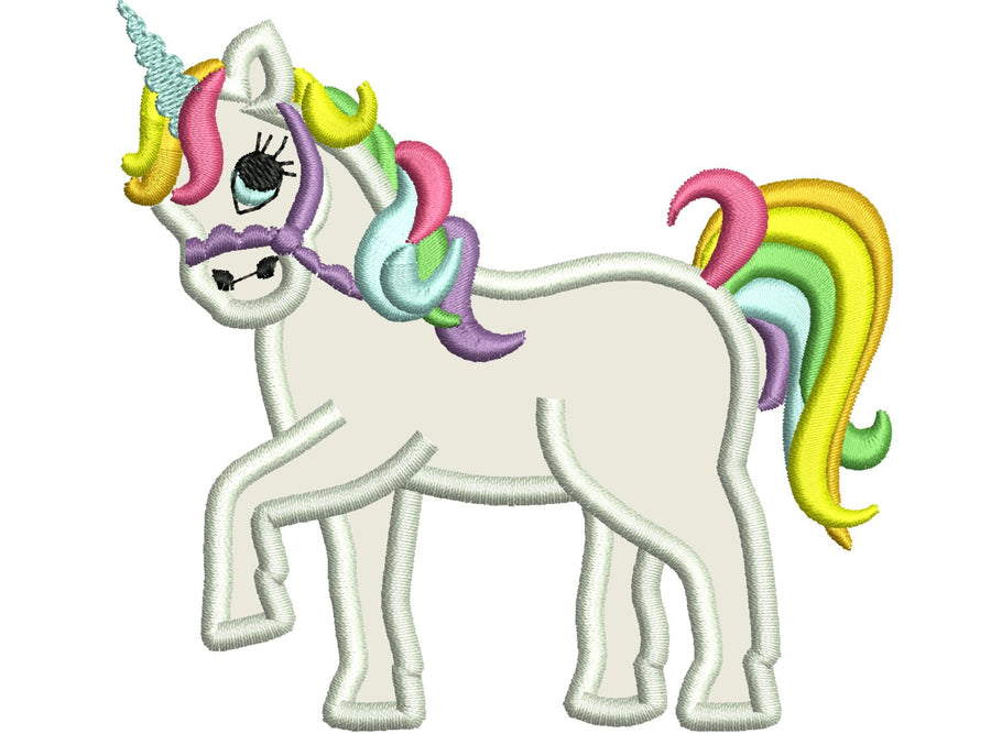 Unicorn Pony Applique