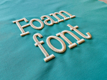 Puff Pyffy Foam Classy Regular Font