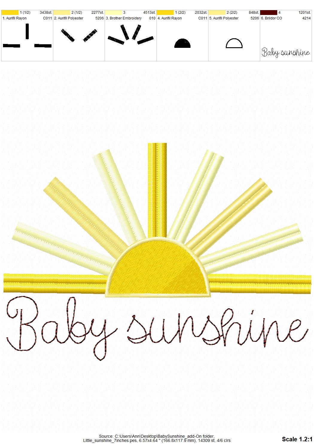 Little Sunshine Fringed Sun