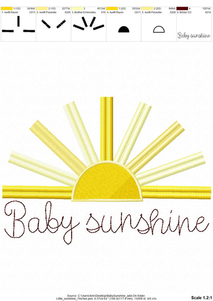 Little Sunshine Fringed Sun