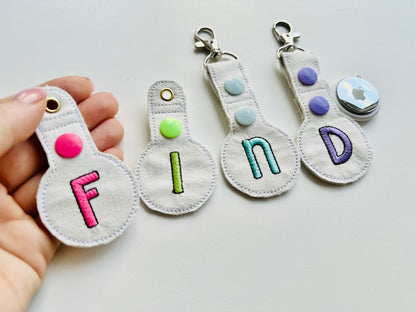 Alphabet Monogram Airtag Cover