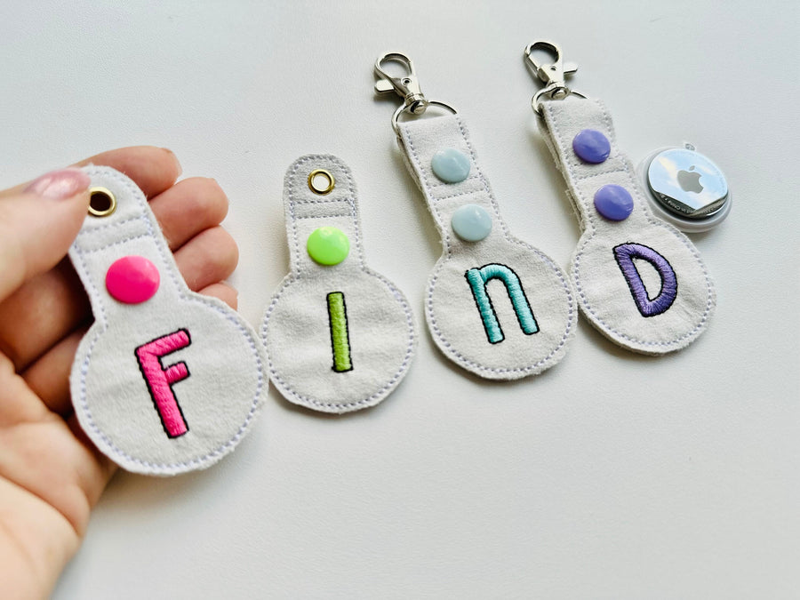 Alphabet Monogram Airtag Cover