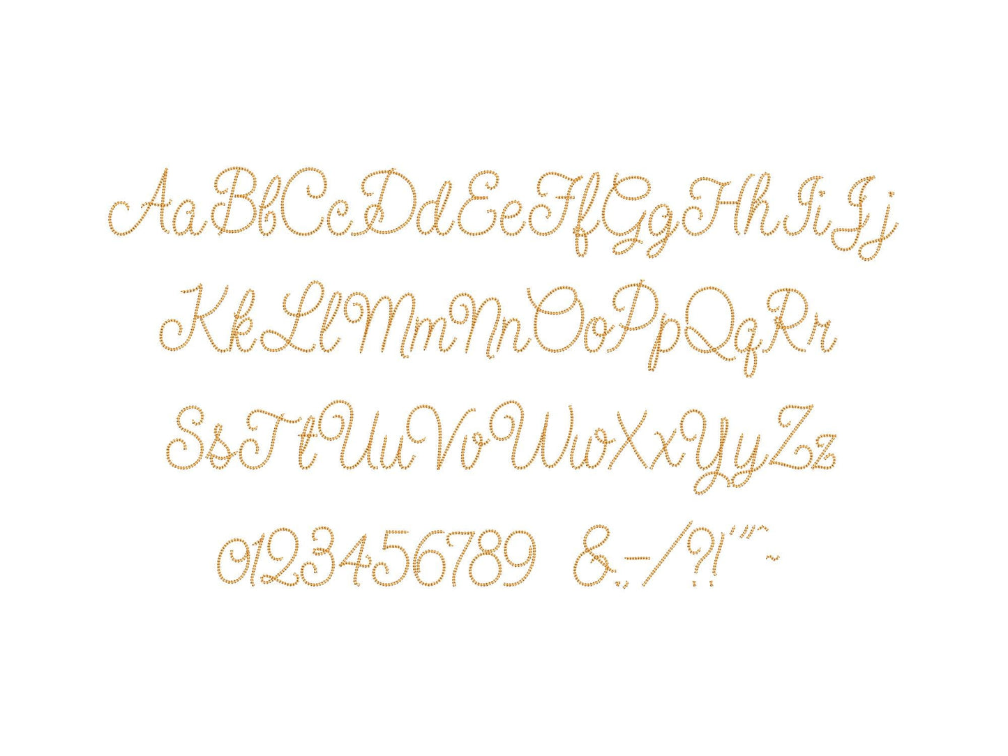 Light Stitch Chain Handwritten Script Font