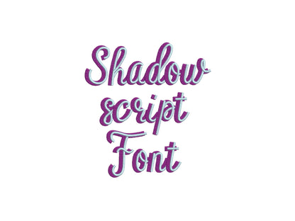 Handwritten Shadow Font Marilyn